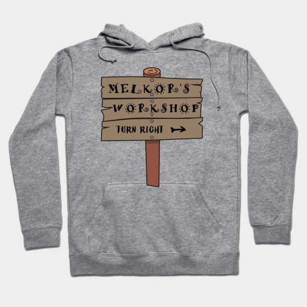 Melkor's Workshop Hoodie by silmarillionshirts